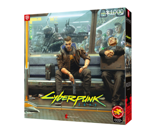 Merch Gaming Puzzle: Cyberpunk 2077 Metro, 1000 elementów - 1581095 - zdjęcie 2